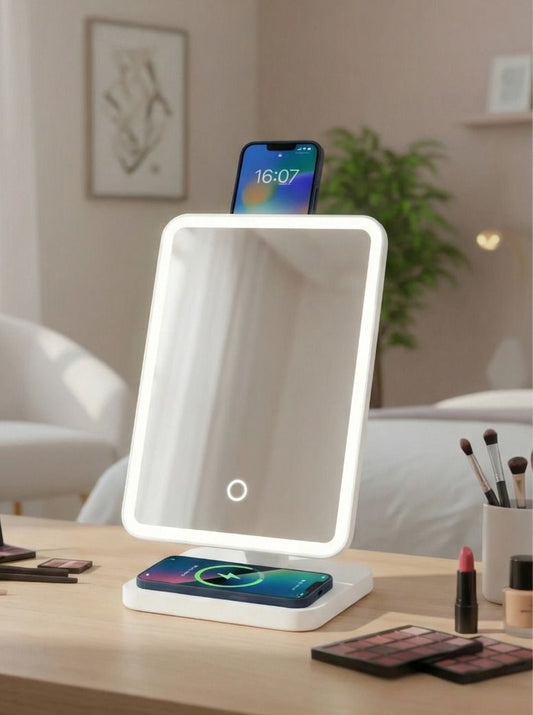 ESPEJO LED SMART BEAUTY™ CON PARLANTE BLUETOOTH 💄🔊